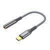 Переходник USB-C to 3.5mm F 0.14m gray ColorWay (CW-AD-CJ) изображение 2