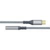 Переходник USB-C to 3.5mm F 0.14m gray ColorWay (CW-AD-CJ) изображение 3