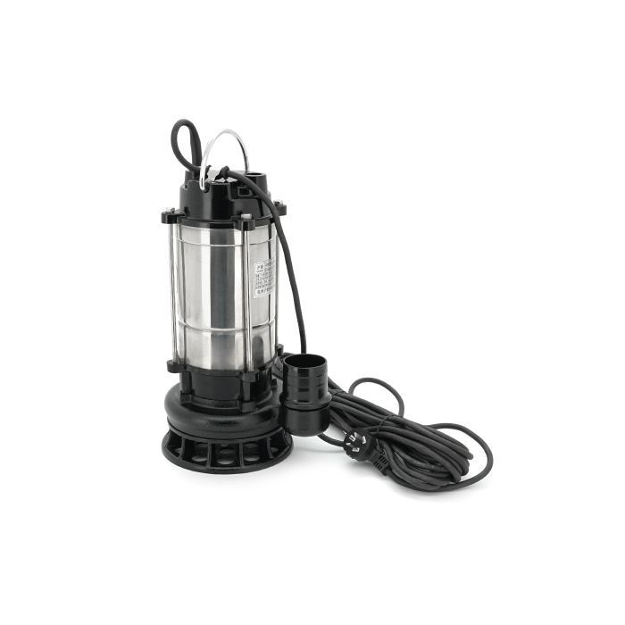 Заглибний насос Voltronic 750W, 220V, до 7 м³/год, підйом до 10 м, 50 мм, INOX, 410х200х235мм, 7,5 кг + перехідник (YT-P-750-10) зображення 2