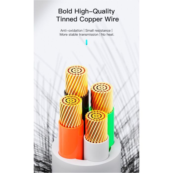 Дата кабель USB 2.0 AM to USB-C 3.0m black Essager (EXCT-LSC01) зображення 11