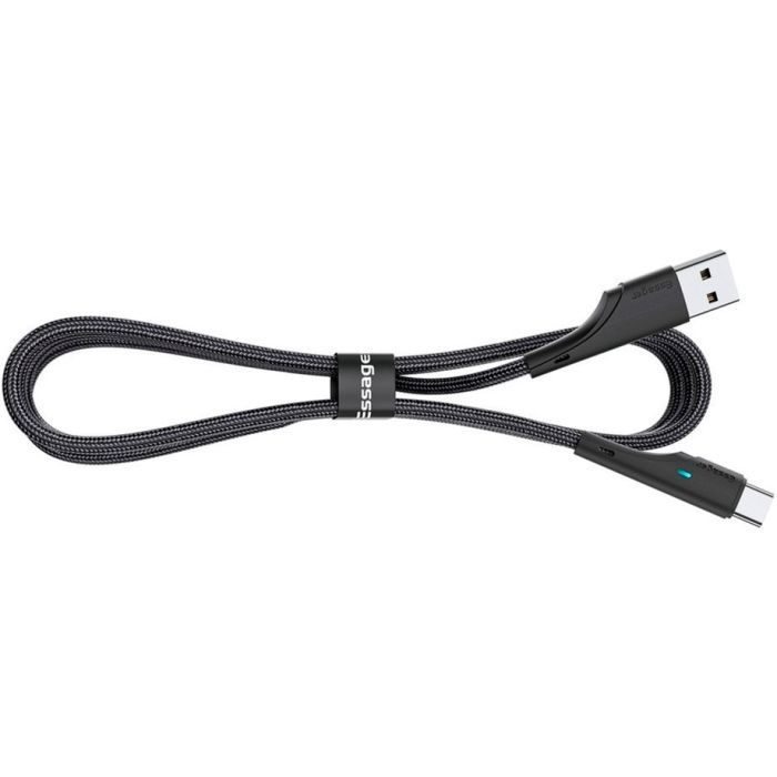 Дата кабель USB 2.0 AM to USB-C 3.0m black Essager (EXCT-LSC01) зображення 2