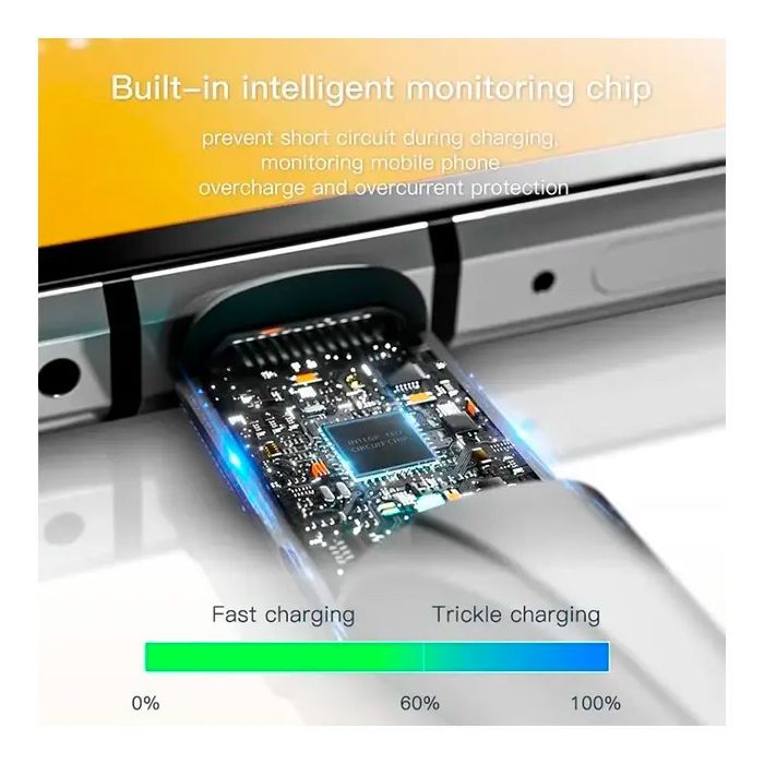 Дата кабель USB 2.0 AM to USB-C 3.0m black Essager (EXCT-LSC01) зображення 4