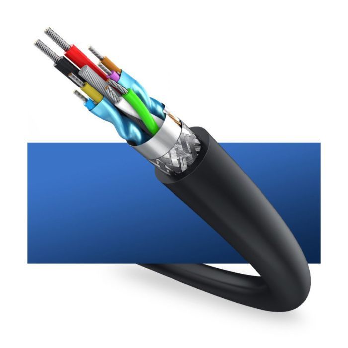 Дата кабель USB 3.0 AM/AF 0.5m US129 black Ugreen (30125) изображение 3