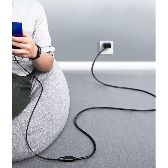 Дата кабель USB 3.0 AM/AF 0.5m US129 black Ugreen (30125) изображение 6