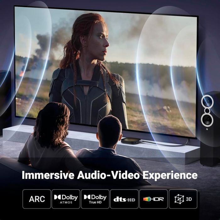 Кабель мультимедийный HDMI M to HDMI M 1.0m V2.0 4K60Hz HD153 black Ugreen (25297) изображение 4