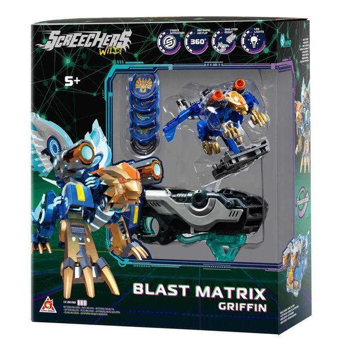 Трансформер Screechers Wild ! S5 L2 – Гриффин (EU686121) изображение 2 Трансформер Screechers Wild ! S5 L2 – Гриффин (EU686121) изображение 2