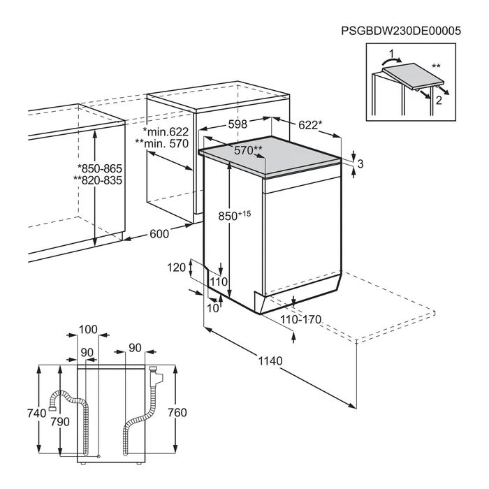 Посудомийна машина Electrolux ESM64831SX зображення 11