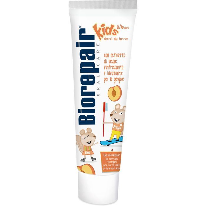 Дитяча зубна паста Biorepair Веселе мишеня 50 ml Персик (8017331069202) зображення 2