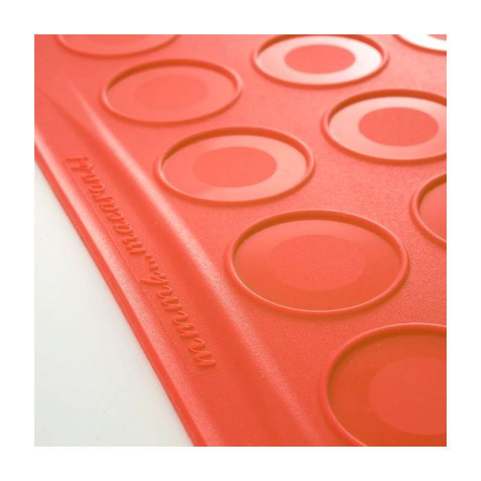 Кондитерский коврик Silikomart для макаронс 30x40х1,5 мм на 24 шт (MAC01/C) изображение 2