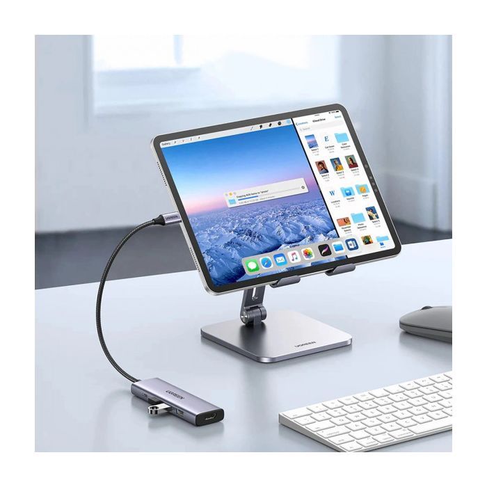 Порт-реплікатор Ugreen Dock CM511 5in1 USB3.1 Type-C --> HDMI 60Hz/3xUSB-А 3.0/Type-C/PD 100W (15597) зображення 4