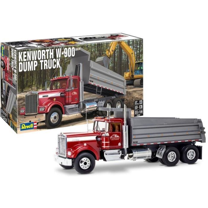 Сборная модель Revell Самосвал Kenworth W-900, уровень 5, 1:25 (RVL-12628)