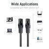 Патч-корд 0.75м, UTP cat 6 RJ-45 black Vention (IBABE) зображення 4