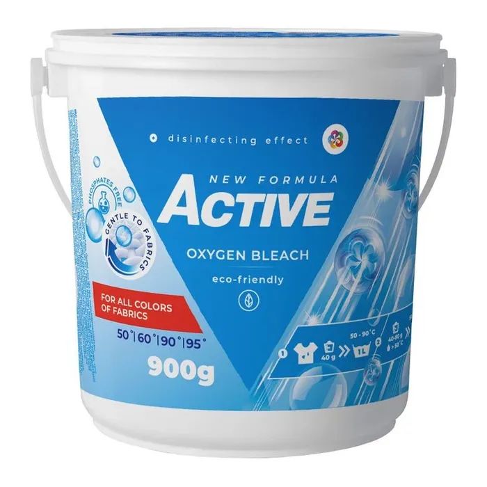 Отбеливатель Active PR Кислородный С ароматом свежести 900 г (4820196011040)