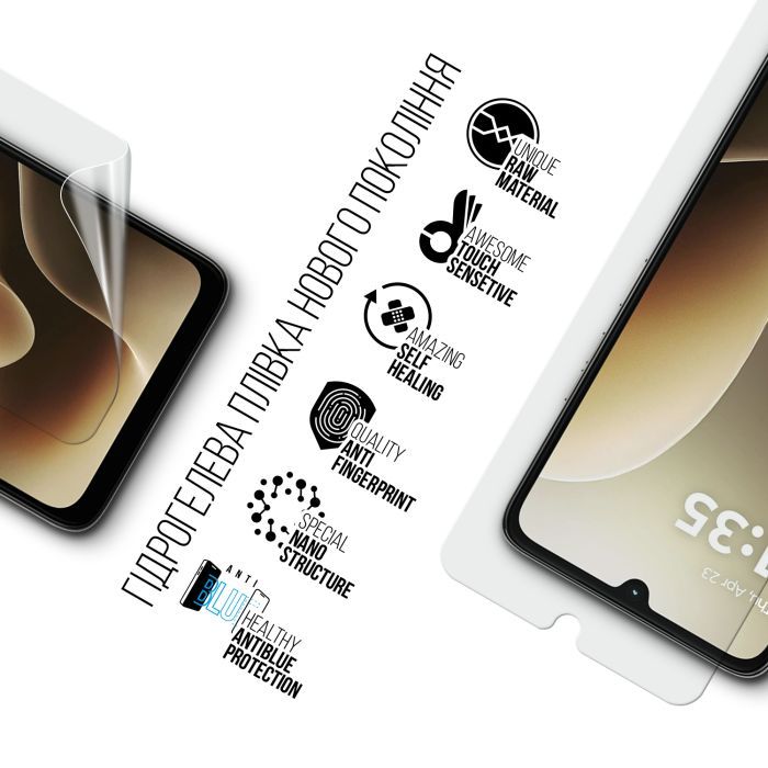 Плівка захисна Armorstandart hydrogel Anti-Blue Motorola G06 Power 4G (ARM89087) зображення 2