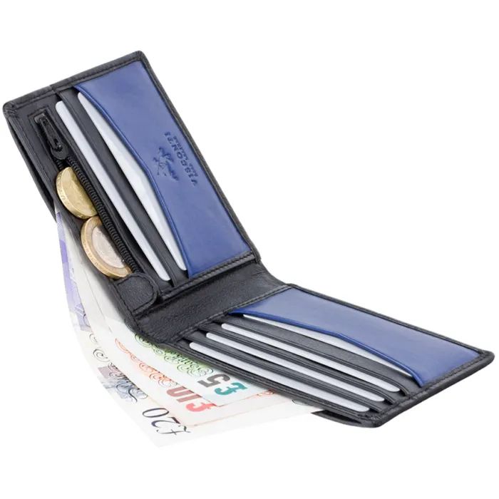 Кошелек Visconti VSL20 Sword c RFID Black Cobalt (VSL20 BK/CB) изображение 4