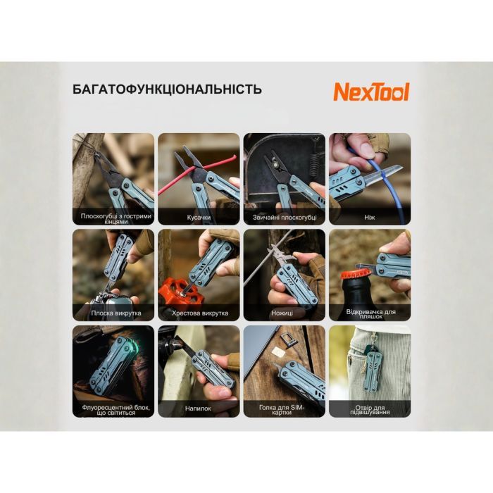 Мультитул NexTool Mini Sailor S11 Pro NE20382A (NE20382A) зображення 8