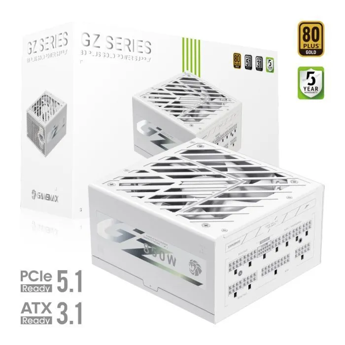 Блок питания Gamemax 850W (GZ 850G WH) изображение 2