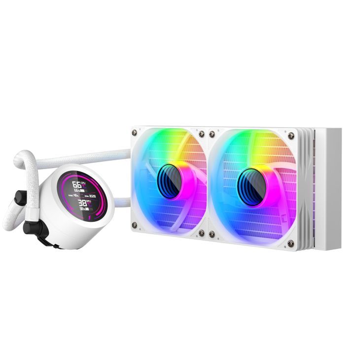 Система рідинного охолодження 1stPlayer TS4-240-WH зображення 3