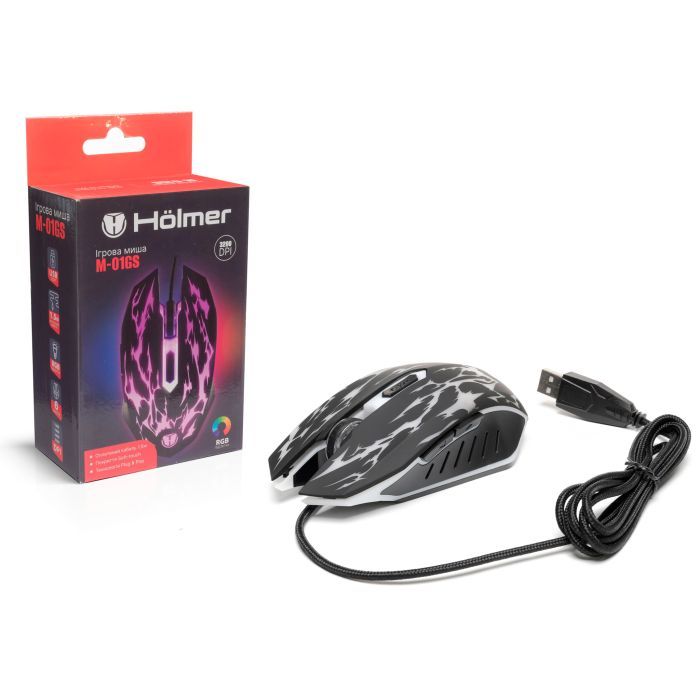 Мышка Hölmer M-01GS USB Black (M-01GS) изображение 11
