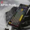 Клавиатура Ajazz AF98 Plus Wireless/Bluetooth/USB UA Black/Grey/Yellow (AF98-PLUS-BGY) изображение 6