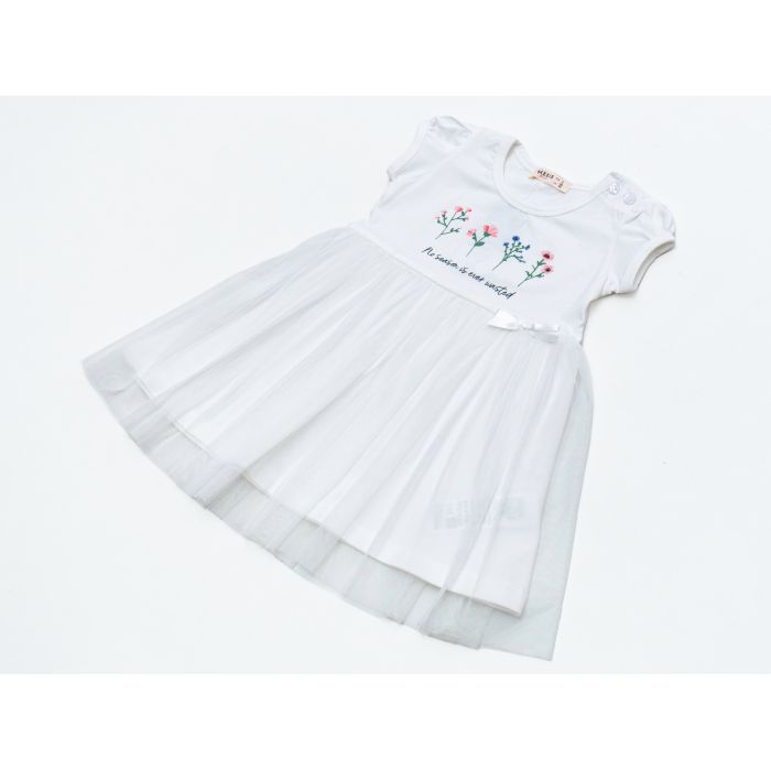 Плаття дитяче Breeze з квіточками (21624-110G-cream) зображення 2