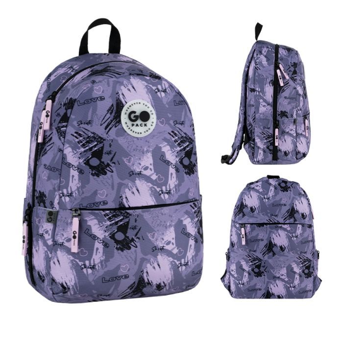 Рюкзак шкільний GoPack Education Teens 188M-4 чорний (GO26-188M-4)