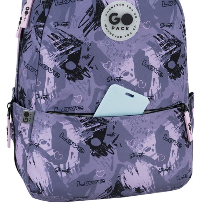 Рюкзак шкільний GoPack Education Teens 188M-4 чорний (GO26-188M-4) зображення 7