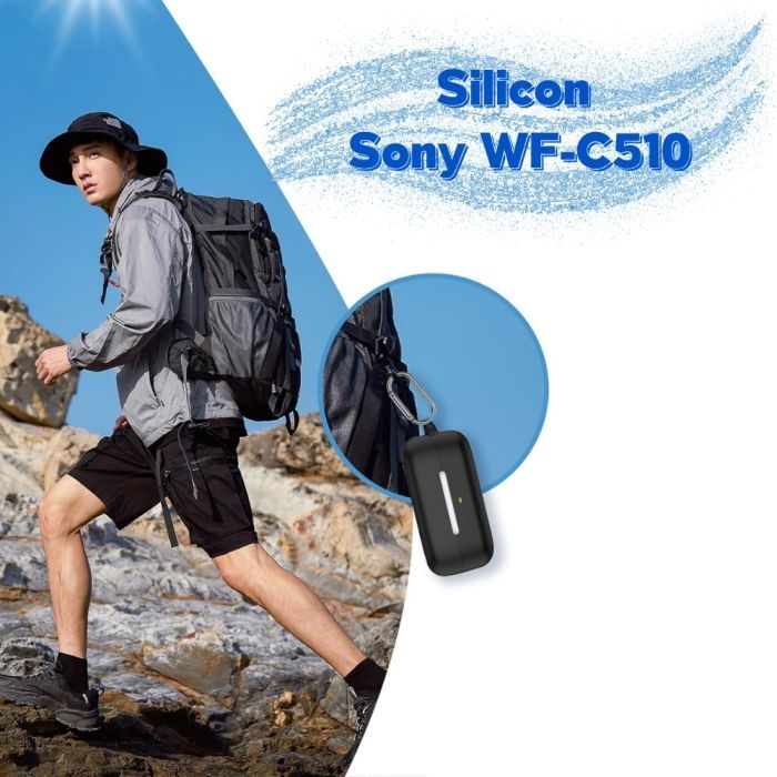 Чехол для наушников BeCover для Sony WF-C510 Black (714839) изображение 6