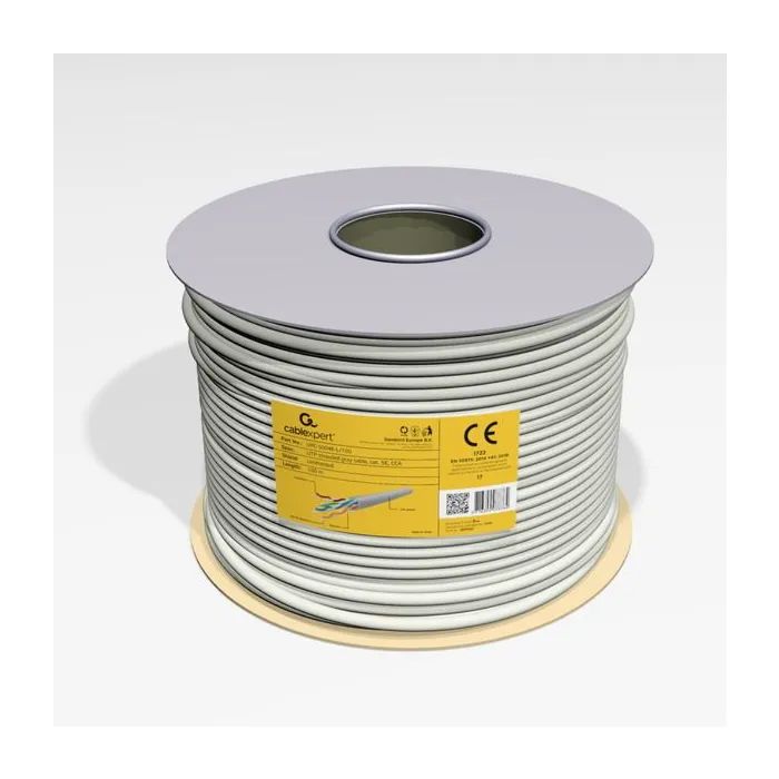 Кабель сетевой Cablexpert UTP 100м, cat 5e, CCA, AWG24, Patchkabel (UPC-5004E-L/100) изображение 4