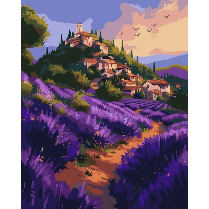 Картина по номерам Santi Лаванда Провансу 40х50 см (955755)