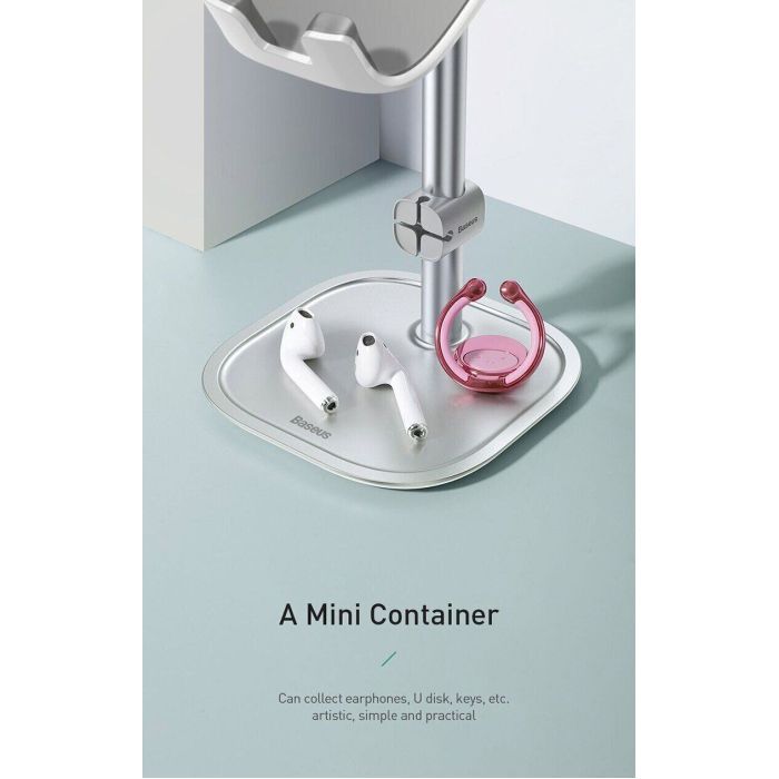 Подставка для планшета и телефона Literary youth desktop bracket Silver Baseus (SUWY-0S) изображение 12