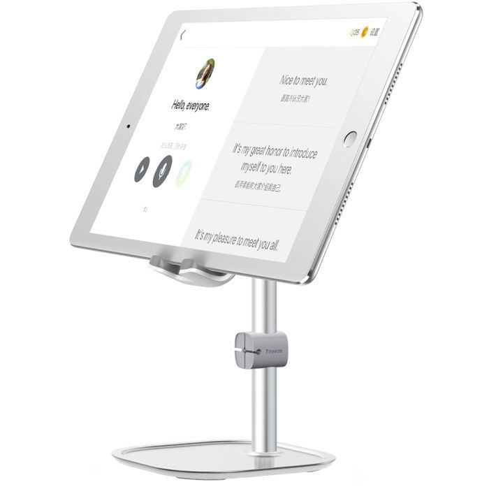 Подставка для планшета и телефона Literary youth desktop bracket Silver Baseus (SUWY-0S) изображение 5