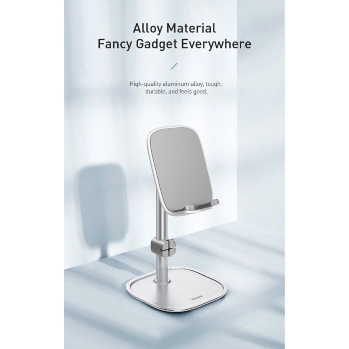 Подставка для планшета и телефона Literary youth desktop bracket Silver Baseus (SUWY-0S) изображение 7