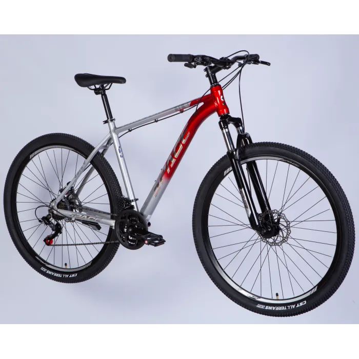 Велосипед Space 29" PHAETON DD FR рама-18" AL 2026 сріблясто-червоний (OPS-SP-29-181) изображение 2