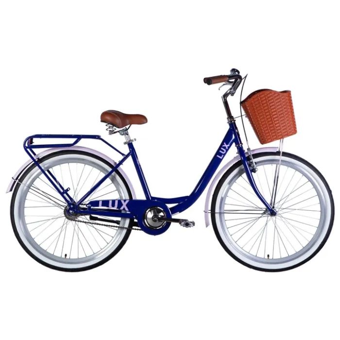 Велосипед Dorozhnik 26" LUX Velosteel рама-17" ST 2025 блакитний (OPS-D-26-290)