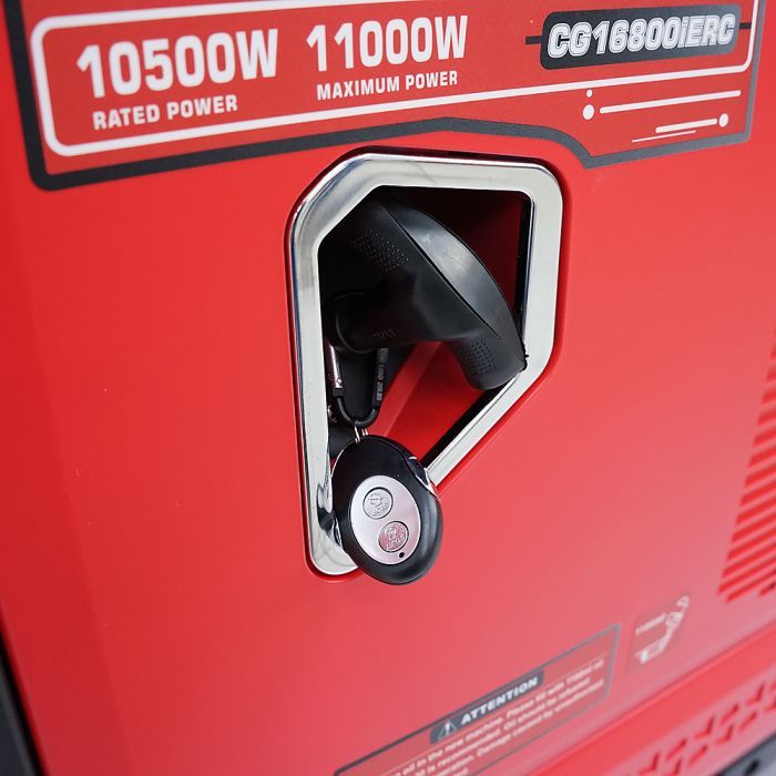 Генератор COVAX інверторний CG16800iERC, 10.5kW, 220V, 50Hz, 194FPD, електростартер, 32L (CG16800iERC) зображення 4