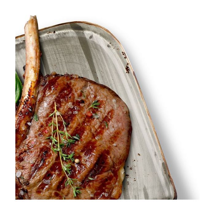 Блюдо By Bone серія "Harmony" прямокутне 35х16 см Supreme сіре (HA-SP-AR-38-DT) зображення 4