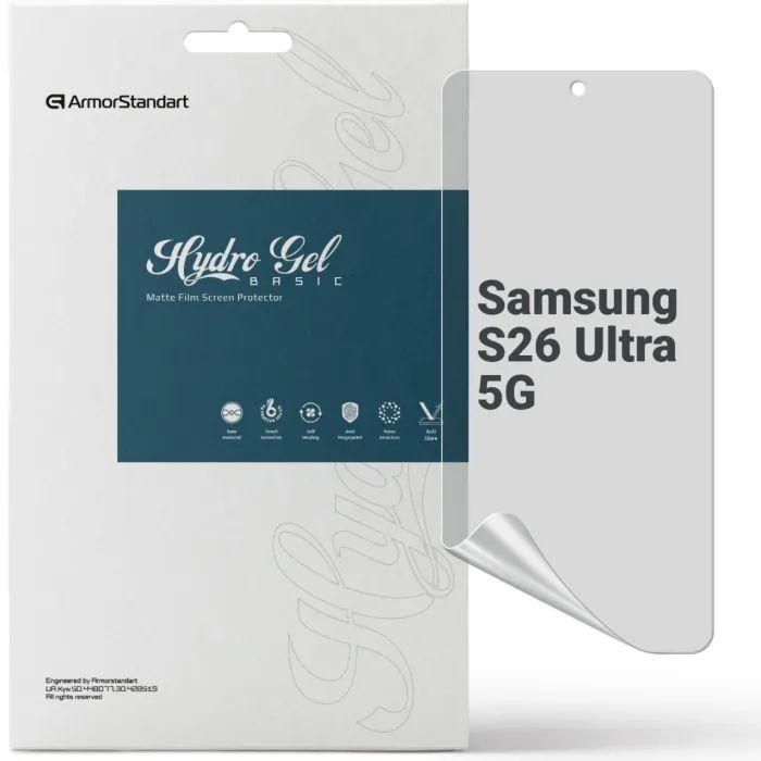 Плівка захисна Armorstandart hydrogel Matte Samsung S26 Ultra 5G (ARM88724)