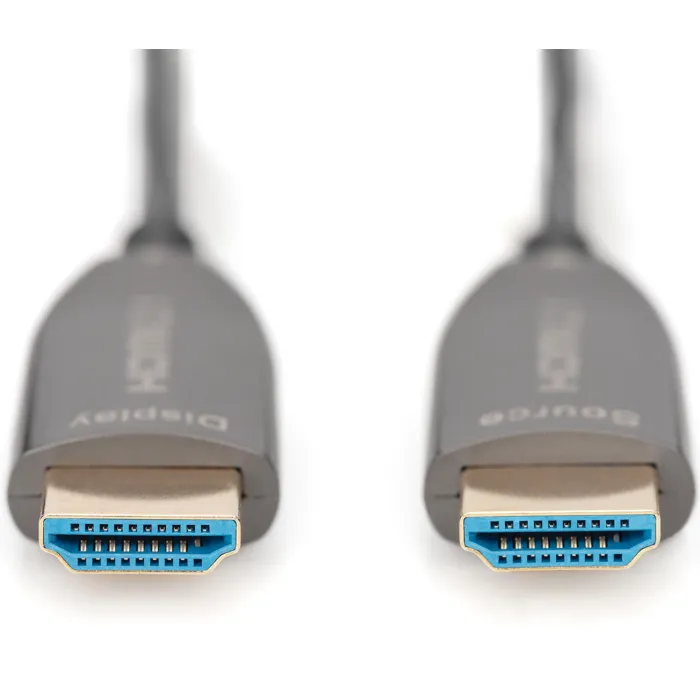 Кабель мультимедийный HDMI M to HDMI M 20m 8K AOC hybrid-fiber black Digitus (AK-330126-200-S) изображение 3