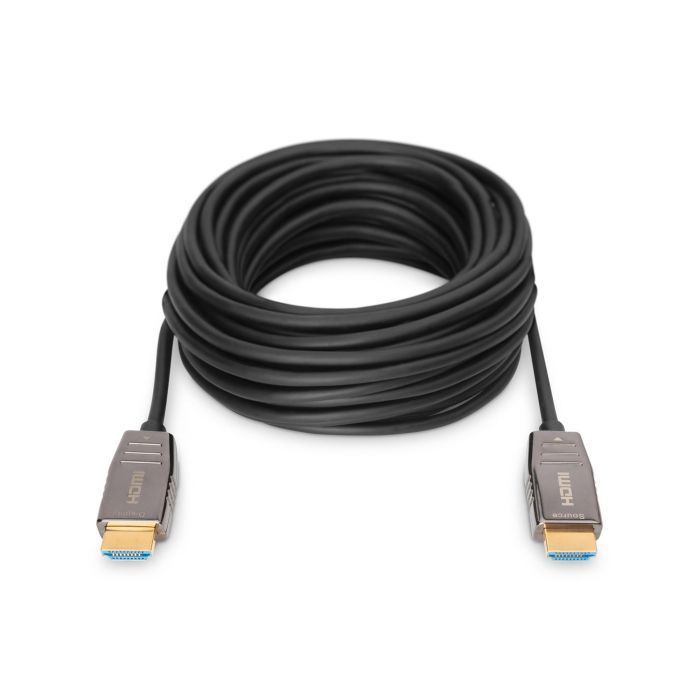 Кабель мультимедийный HDMI M to HDMI M 20m 8K AOC hybrid-fiber black Digitus (AK-330126-200-S) изображение 6
