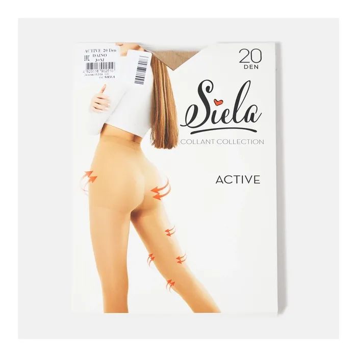 Колготи Siela Collant Active 20 Den Graphite - 4 (4823116902589) зображення 3