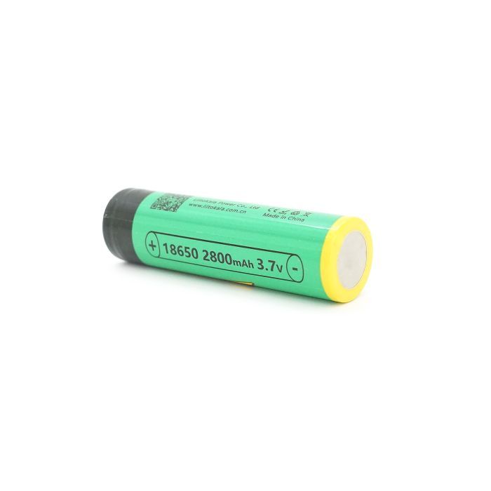 Акумулятор 18650 2800mAh, 35A, 3.7V(2.5-4.2V), LowTemp-40-60, Black/Green Liitokala (Lii-LT28A) зображення 3