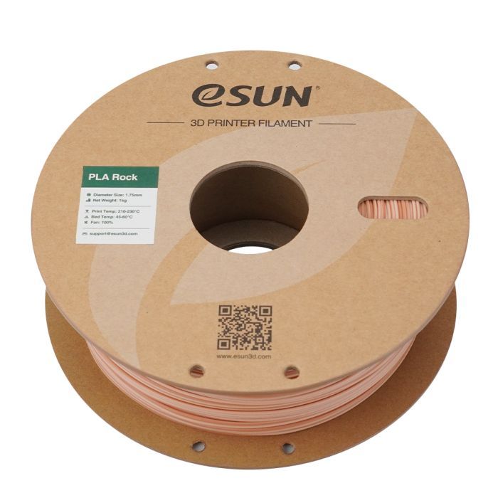 Пластик для 3D-принтера eSUN PLA Rock 1,75mm 1kg PEGMATITE (PLA-ROCK175O-PE1P1) зображення 3