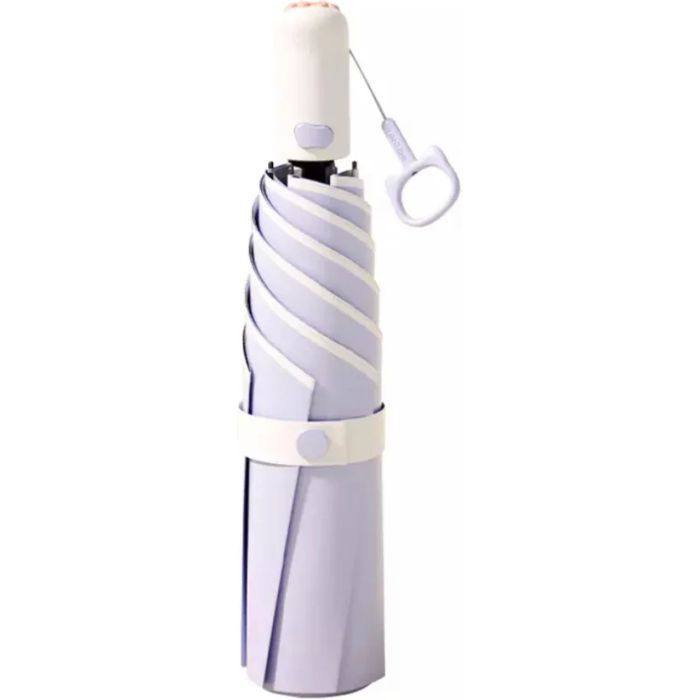 Зонт Krago Мяу складна міні повний автомат фіолетовий (umb-11-005) изображение 4