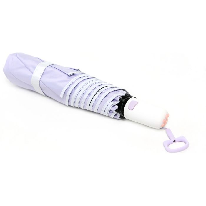 Зонт Krago Мяу складна міні повний автомат фіолетовий (umb-11-005) изображение 6