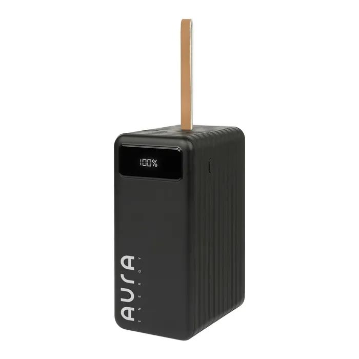 Батарея универсальная AURA NRG-P120 120000mAh 22.5W Black (PBANRG-P120B)