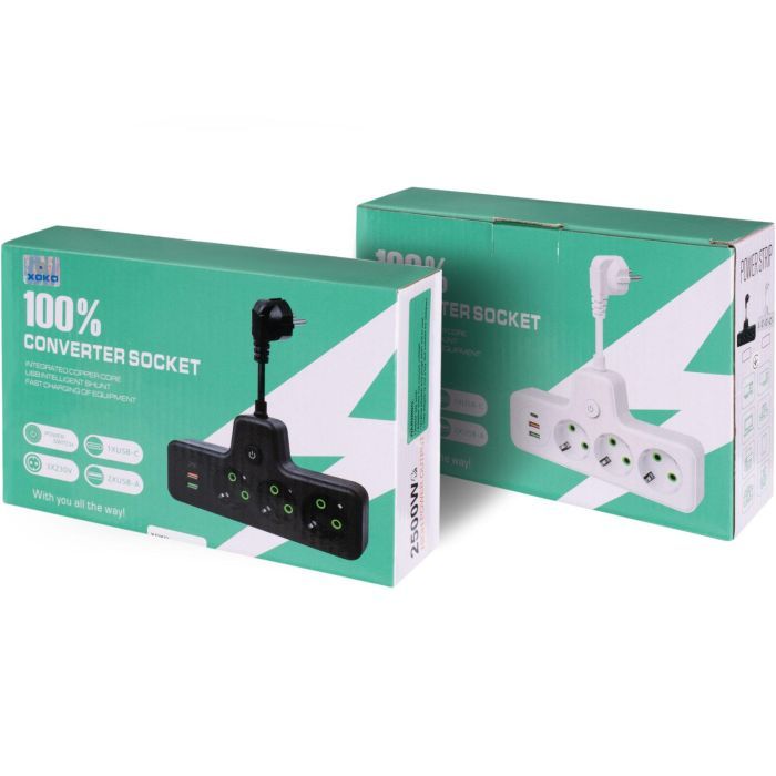 Мережевий фільтр живлення XoKo XK-SPW-3-2-1-WH зображення 11