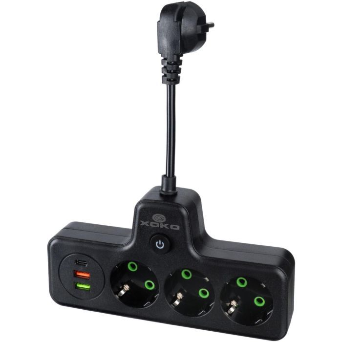 Мережевий фільтр живлення XoKo XK-SPW-3-2-1-BK