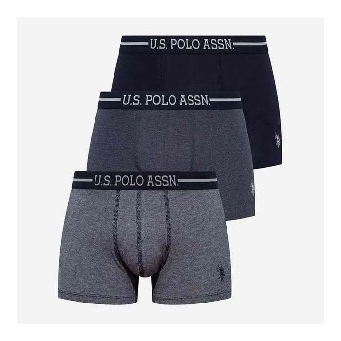 Трусы U.S. Polo Assn. 80306 Navy Flam, Navy, Navy Mlg М 3 шт. (8680557255164) изображение 2