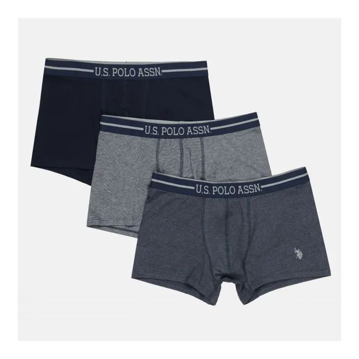 Трусы U.S. Polo Assn. 80306 Navy Flam, Navy, Navy Mlg М 3 шт. (8680557255164) изображение 3